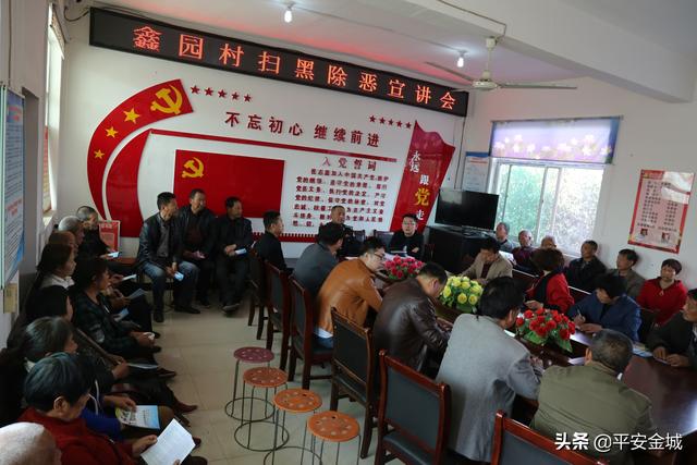 潼关公安：扫黑除恶宣讲进村组