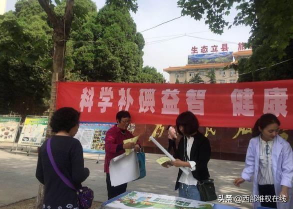 潼关县开展2019年“防治碘缺乏病日”宣传活动