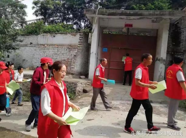 潼关县桐峪镇桐峪社区党员“保护秦岭环境 党员在行动”