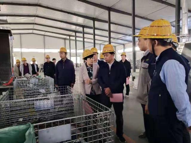 渭南市副市长杨武民调研潼关县工业园区重点项目建设情况