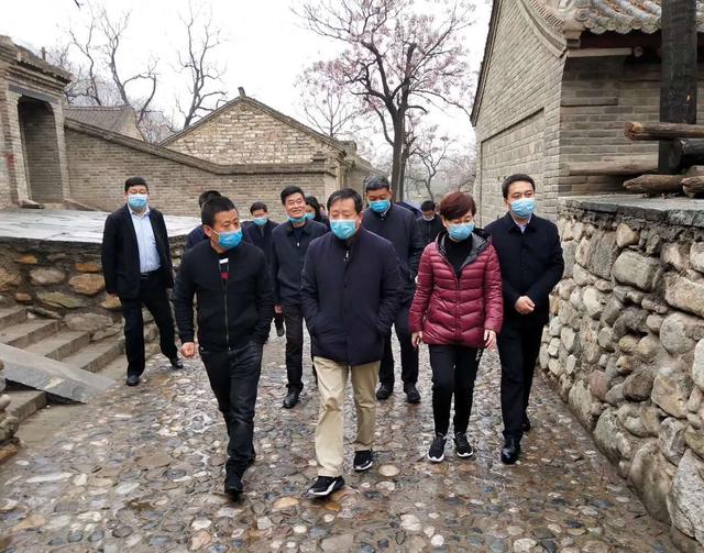 河南省市领导考察潼关县古城遗址保护开放建设情况