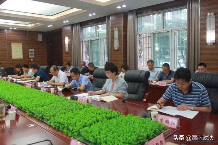 潼关县召开政法队伍教育整顿第二环节小结暨第三环节动员部署会（图）