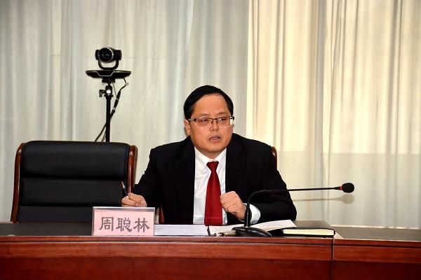 潼关法院：周聪林副院长做《扎实做好法院新闻宣传工作》专题讲座